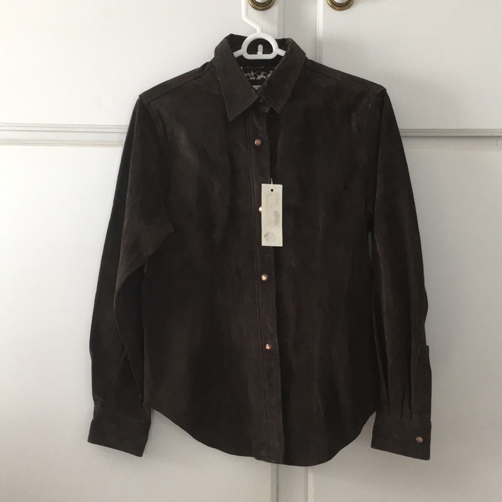 Arleen Bowman Chin Chin Brown jacket